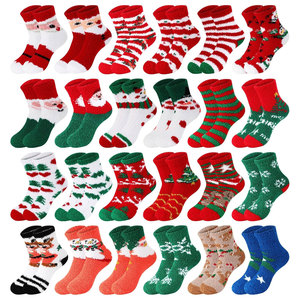 Chất Lượng Cao Tùy Chỉnh Phụ Nữ Vui Ấm Cúng Vớ Mờ Mùa Đông Ấm Mờ Vớ Giản Dị Mềm Phụ Nữ Giáng Sinh Vớ - Product Image 4