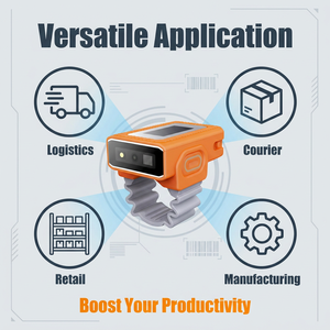 Mini-scanner de codes-barres portable NETUM <span class=keywords><strong>XR700</strong></span> de qualité industrielle, lecteur 1D 2D, IP68, 5.3 NFC USB, pour stockage, entrepôt, logistique, inventaire - Product Image 4