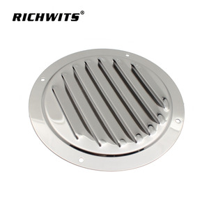 RICHWITS Disque de ventilation rond en acier inoxydable 4,5 pouces avec fixation par vis, grille de sortie d'air - Product Image 3