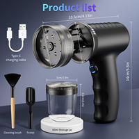 Broyeur d'herbes portable, moulin électrique rechargeable par USB, broyeur d'épices pour la cuisine à domicile