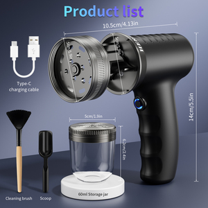 เครื่องบดสมุนไพรแบบพกพา เครื่องบดไฟฟ้า ชาร์จผ่าน USB สำหรับบดเครื่องเทศ ใช้ในครัวเรือน - Product Image 2