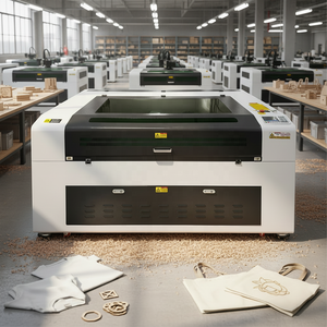 Machine de découpe et gravure laser CO2 1390 haute précision 300W pour acrylique, bois, plastique, papier, cristal avec contrôleur Ruida - Product Image 1