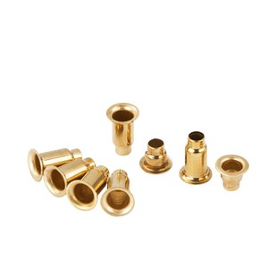Rivets en cuivre creux de forme irrégulière non standard 6.5_14_9.5, clous de positionnement en laiton à trou traversant, œillets pour cartes PCB - Product Image 1