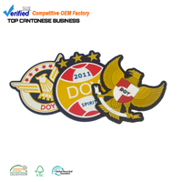 Nouveau design de logo de marque en relief 3D personnalisé Étiquettes en silicone en caoutchouc
