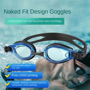 Gafas de natación antiniebla a granel con protección UV-Diseño de silicona de seguridad para natación de adultos - Product Image 3