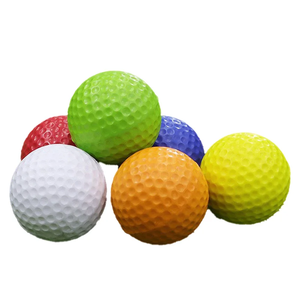 OEM Aangepaste Logo Goedkope Print 2-laags Gekleurde Mini Golfballen Oefenbaan Miniatuur Golfballen - Product Image 6