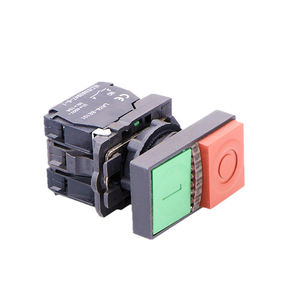 Interrupteur à bouton-poussoir en aluminium IP65 10A 1NO avec verrouillage par clé pour panneaux de sécurité, appareils électroménagers et contrôle d'accès - Product Image 1