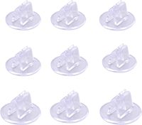 Numéros de table, étiquettes de prix, menus, étiquettes, porte-cartes en plastique translucide, bases miniatures, clips en carton transparent, supports pour cartes de jeu