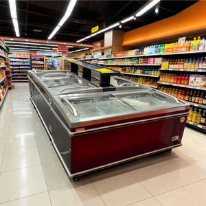 Congelador con Puerta de Vidrio Superior, Congelador para Helados, Congelador para Supermercados, Congelador Isla para Alimentos Congelados - Product Image 2