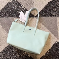 Sac fourre-tout de luxe pour femme, motif crocodile français, grande capacité, fermeture éclair, sac à bandoulière, sac boulette