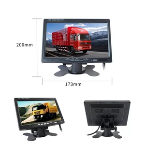 กล้องบันทึกภาพรถบรรทุกขนาด 7 นิ้ว AHD 1080P พร้อมกล้อง 2 ตัว ระบบเตือน BSD หน้าจอสัมผัส กันน้ำ มองเห็นในเวลากลางคืน ชุดอุปกรณ์ถอยจอด - Product Image 5