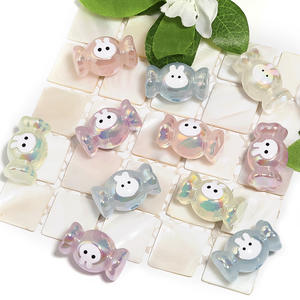 Lapin Résine Pendentifs Bracelets Lapin Bonbons Dessin Animé Acrylique Perles À La Main Diy Mobile Téléphone Chaîne Bijoux Accessoires - Product Image 6