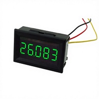 0.36 inci 5 Digit Digital Only Voltmeter Ammeter DC 3.5-30V Meter Panel Mobil dengan Cangkang