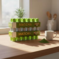 Capsules au goût de noix de coco et matcha compatibles Dolce Gusto, capsules de thé vert biologique de qualité cérémonielle USDA, capsules de thé aux saveurs tropicales