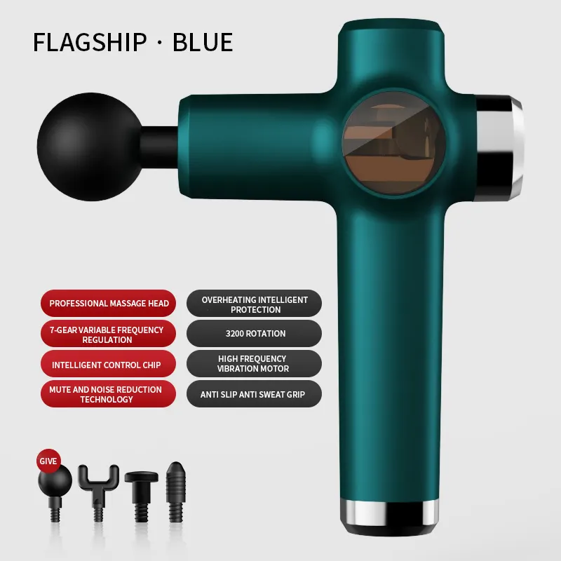 2023 new model muscle USB charging touch screen massage gun massage gun with 7 levels gear