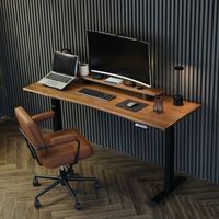 Bureau d'ordinateur ESports en bois massif, design moderne, long, électrique, pour usage commercial, garantie 1 an