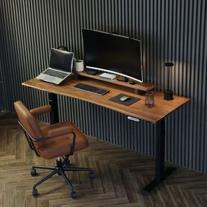 Thiết kế hiện đại điện bàn làm việc dài rắn gỗ eSports Bàn máy tính thông minh Bàn văn phòng - Product Image 5