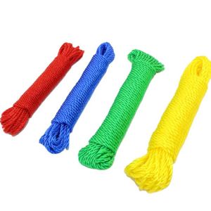 เชือกโพลีโพรพิลีนบิดเกลียวความแข็งแรงสูง เชือก HDPE คุณภาพสูง 3 เส้น เชือกพลาสติกโพลีโพร เชือกไนลอนลอยน้ำ - Product Image 1