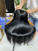 Perruques 13X4 Full Frontal en cheveux humains vierges vietnamiens bruts, densité 180, avec dentelle HD suisse