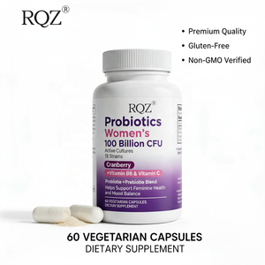 Probiotici OEM/ODM per Donne 100 Miliardi di CFU 18 Ceppi, Mirtillo Rosso + Vitamina B6 e C, Supporta la Salute Femminile e l'Equilibrio dell'Umore - Product Image 3