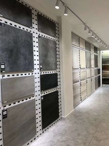 Soporte de exhibición de muestra de azulejos modernos La <span class=keywords><strong>mejor</strong></span> superficie de visualización para materiales de construcción <span class=keywords><strong>Mercado</strong></span> Tablero perforado Soporte de exhibición de arte <span class=keywords><strong>del</strong></span> hierro - Product Image 2