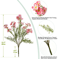 Künstliche Blumen Seiden-Wachsblumen Künstliche Blumen im Chinesischen Stil Hochzeitsfotografie-Dekoration