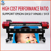 1,9 M Single XP600/I3200/DX5 cabezal de impresión Senyang Bord Roll to Roll Plotter PP vinilo coche pegatina película máquina Eco solvente impresora