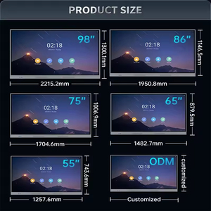 Tableau blanc interactif numérique intelligent pour vidéoconférence, écran tactile infrarouge de 65, 75, 86 pouces pour salle de classe - Product Image 5