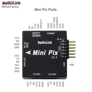 Contrôleur de vol <span class=keywords><strong>RadioLink</strong></span> <span class=keywords><strong>Mini</strong></span> <span class=keywords><strong>Pix</strong></span> de taille F4, <span class=keywords><strong>MINI</strong></span> PIXHAWK, meilleure maintien d'altitude pour drone RC, compatible avec Ardupilot Mission Planner - Product Image 5