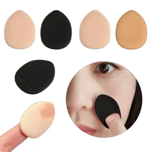 Triangle Shaped Foundation Sponge Makeup Pointed Mini Finger Pad Water Drop Cosmetic Powder Puff Make Up Tools