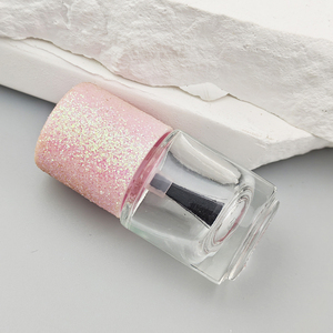 Flacon de vernis à ongles en verre vide personnalisé de 8 ml avec bouchon rose <span class=keywords><strong>FC113</strong></span> - Product Image 4
