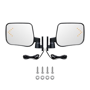 Juego de Espejos Retrovisores Laterales para Carrito de <span class=keywords><strong>Golf</strong></span> con Intermitentes, Compatible con Carritos de <span class=keywords><strong>Golf</strong></span> EZGO, Club Car, Yamaha, a Gasolina y <span class=keywords><strong>El</strong></span>éctricos - Product Image 1