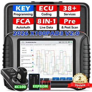 Programador de Llaves Profesional XTOOL X100 PAD3 X100 PAD 3 Elite 2026 con KC100 Versión Global, Funciona con VW 4ª/5ª Generación Immo - Product Image 1
