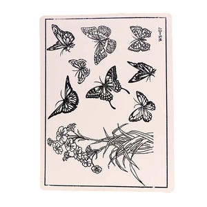 Printed Tattoo <b>Practice</b> Skin One Side Silicone Coloring <b>Pad</b> with Design for Beginner Tattoo Training - Product Image 6