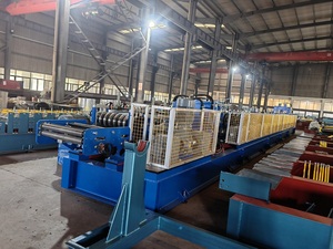Zhongyuan Automatic Metal <strong>C</strong> <strong>Shape</strong> <strong>Purlin</strong> <strong>Roll</strong> <strong>Forming</strong> <strong>Machine</strong> 20m/min Speed 2150mm Panel Length 235Mpa Yield Strength Mitsubishi - Product Image 5