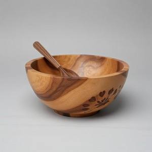 Cuenco de madera moderno hecho a mano de alta calidad RMW para uso en el hogar, Hotel, restaurante, para presentar platos, postres, cocina - Product Image 3