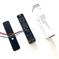 Feux de signalisation à 6 LED de haute qualité, montage en surface, lumière verte, contact négatif pour changer les modes de clignotement LTD16E