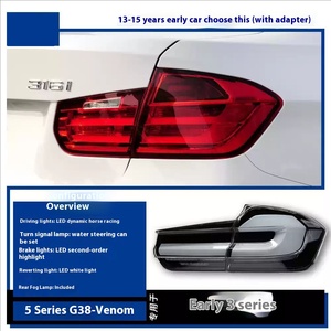 3 Series F30 Tail <b>Light</b> Assembly F35 12V <b>LED</b> <b>Red</b> Lens for Restoration Running Water Turn Signal YEA-BM-3-F30-TL' Suitable for - Product Image 4