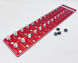 Aluminio 28 34 44 Agujero Roscado Checker Tornillo Perno Personalizado CNC Aluminio Color Anodizado Sub Calibre Tuerca Identificador Rosca Checker - Product Image 1