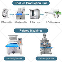 Machine de fabrication de biscuits ORME, machine à mini-biscuits, machine à déposer les biscuits avec découpe au fil