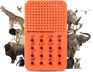 Zoo Animal Noisemaker with 16 Sounds Portable Jungle Electronic Sound Maker