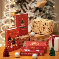 Coffret de livres en similicuir personnalisé, ornement de Noël, cadeaux pour la maison, étagère, table de salon, centre de table, cadeau