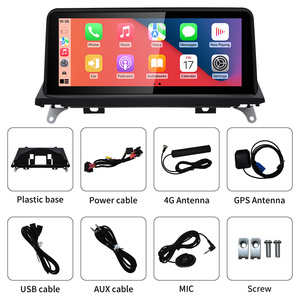HFMidia Lecteurs multimédias automobiles Android 16 Qualcomm Snapdragon 665 pour BMW X5 E70 X6 E71 CCC CIC avec GPS intégré - Product Image 6
