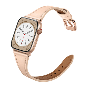 <span class=keywords><strong>Bracelet</strong></span> mince en cuir véritable pour <span class=keywords><strong>Apple</strong></span> <span class=keywords><strong>Watch</strong></span> Band 45mm 49mm 41mm <span class=keywords><strong>44mm</strong></span> 42mm 40mm Hommes/Femmes <span class=keywords><strong>Bracelet</strong></span> IWatch Ultra8 7 6 - Product Image 1