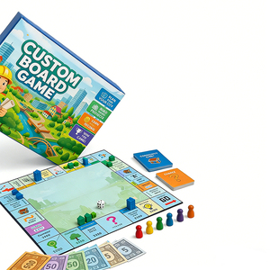 Vietnam OEM Board Game Manufacturer Custom Eco-Friendly Portable Tabletop Game Printing <b>Cards</b> for Family Kids Adults Gift Box - Product Image 3