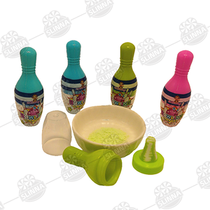 Venta al por mayor Halal divertido Mini sabor afrutado bola de <span class=keywords><strong>bolos</strong></span> en forma de pezón piruleta caramelo duro polvo agrio niños cajas a granel embalaje - Product Image 3