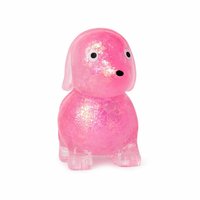 Squishy Teckel en Maltose Pailletée, Anti-stress à Rebond Lent, Jouet Promotionnel