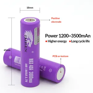 IMREN 18650 Battery 3000mah 30Q USA STOCK 3.7v 3.6v 20A 40A Lithium Li Ion Cell Rechargeable Inr18650 Cylindrical Ternary US