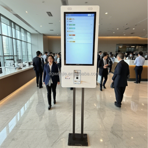 Kiosque de point de vente en libre-service 27/32 Windows I5 pour magasin de vêtements avec lecteur QR, <span class=keywords><strong>terminal</strong></span> de paiement amovible et distributeur de billets - Product Image 6