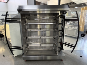 Asador <span class=keywords><strong>de</strong></span> Pollos Rotatorio Eléctrico <span class=keywords><strong>de</strong></span> 3/6/9 Brochetas para <span class=keywords><strong>Asado</strong></span> Comercial <span class=keywords><strong>de</strong></span> Pollos en Servicios <span class=keywords><strong>de</strong></span> Catering y Restaurantes - Product Image 3